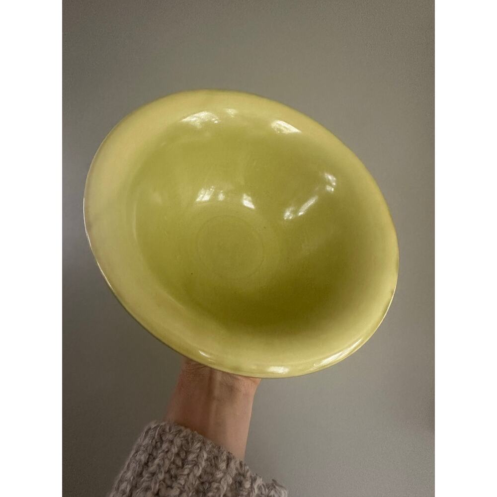 Russel Wright Justin Tharaud Vegetable Bowl? citron? Lime green rare mcm plate